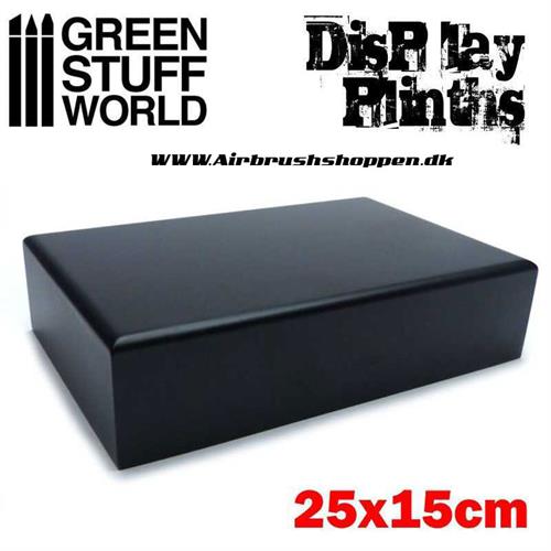Rectangular Plinth 25x15 cm 40mm - GSW base sort 
